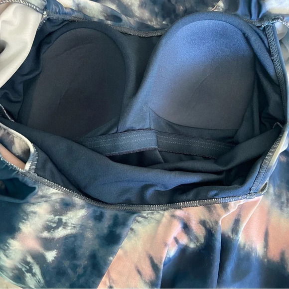 Envya Swimwear off shoulder one piece swimsuit tie dye - Picture 5 of 8